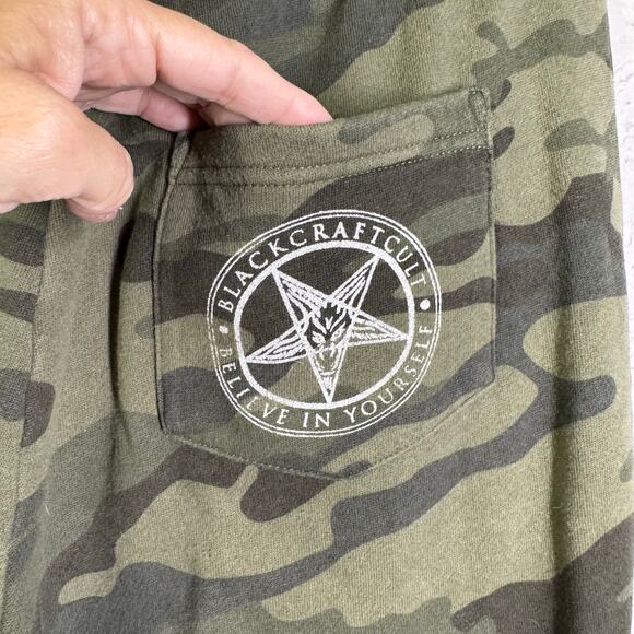 BLACK CRAFT CULT Unholy Joggers Sweatpants SM Camo Slim Fit Tapered Ankle Unisex - Picture 8 of 11
